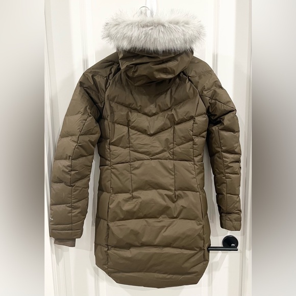 Columbia Women’s Lay D Down II Olive Green Khaki Parka Jacket Gorpcore Size XS - Picture 4 of 13